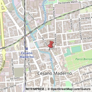 Mappa Via Borromeo, 4, 20811 Cesano Maderno, Monza e Brianza (Lombardia)