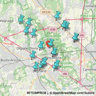 Mappa Via Papa Giovanni XXIII, 20027 Rescaldina MI, Italia (3.818)