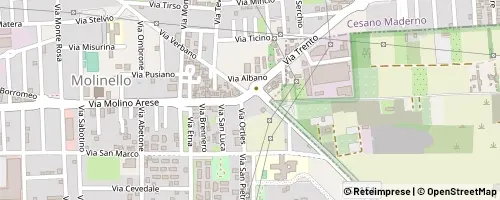 Mappa Cesano Maderno