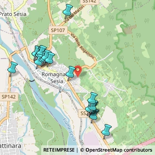 Mappa Via Verbano, 28078 Romagnano Sesia NO, Italia (1.171)