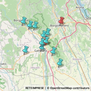 Mappa Via Verbano, 28078 Romagnano Sesia NO, Italia (5.87)