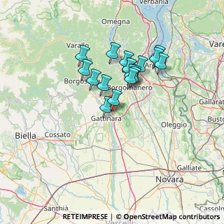 Mappa Via Verbano, 28078 Romagnano Sesia NO, Italia (11.11444)