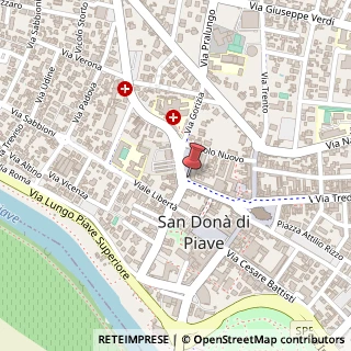 Mappa Piazza IV Novembre, 22/1, 30027 San Donà di Piave, Venezia (Veneto)