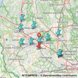 Mappa Via Tagliamento, 21050 Marnate VA, Italia (7.7175)