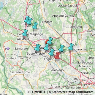 Mappa Via Tagliamento, 21050 Marnate VA, Italia (6.115)