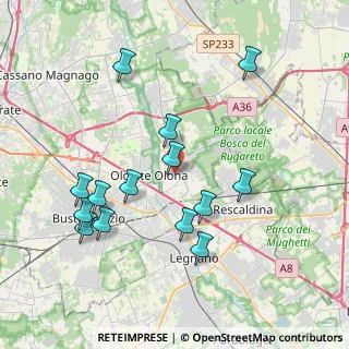 Mappa Via Tagliamento, 21050 Marnate VA, Italia (3.95286)
