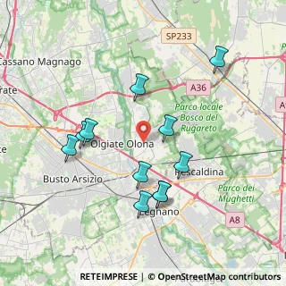 Mappa Via Tagliamento, 21050 Marnate VA, Italia (3.66364)