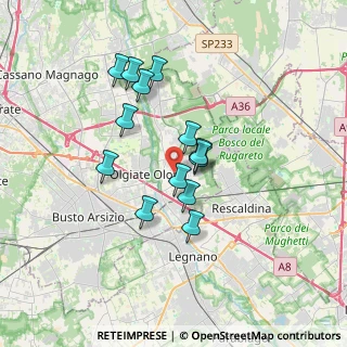 Mappa Via Tagliamento, 21050 Marnate VA, Italia (2.77857)