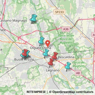 Mappa Via Tagliamento, 21050 Marnate VA, Italia (4.05727)