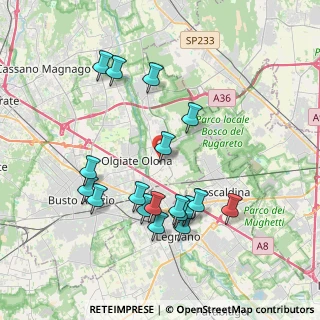 Mappa Via Tagliamento, 21050 Marnate VA, Italia (3.80889)
