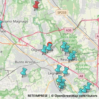 Mappa Via Tagliamento, 21050 Marnate VA, Italia (5.99056)