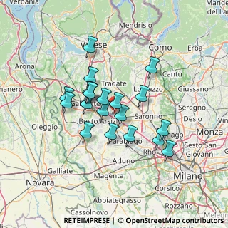 Mappa Via Tagliamento, 21050 Marnate VA, Italia (10.9425)
