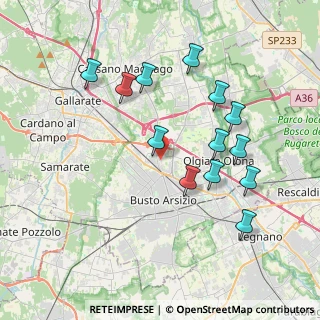 Mappa Via Giuseppe Piermarini, 21052 Busto Arsizio VA, Italia (3.77385)