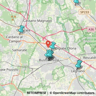 Mappa Via Giuseppe Piermarini, 21052 Busto Arsizio VA, Italia (4.38727)