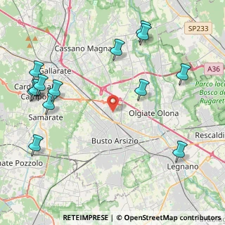 Mappa Via Giuseppe Piermarini, 21052 Busto Arsizio VA, Italia (5.39769)