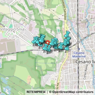 Mappa Via Friuli, 20811 Cesano Maderno MB, Italia (0.2452)