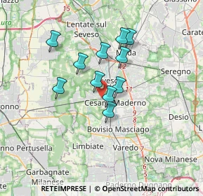 Mappa Via Friuli, 20031 Cesano Maderno MB, Italia (2.62)