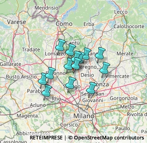 Mappa Via Friuli, 20031 Cesano Maderno MB, Italia (8.44357)