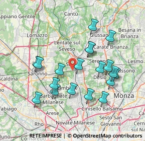 Mappa Via Friuli, 20031 Cesano Maderno MB, Italia (7.11)