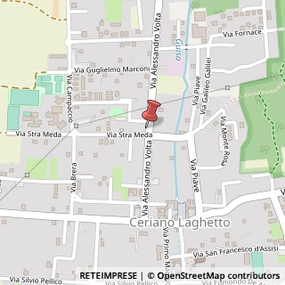 Mappa Via A. Volta, 46, 20020 Ceriano Laghetto, Monza e Brianza (Lombardia)