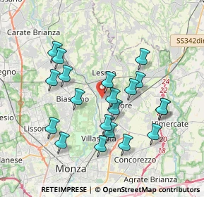 Mappa Via XXIV Maggio, 20862 Arcore MB, Italia (3.499)