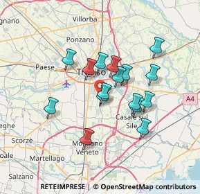 Mappa , 31030 Casier TV, Italia (5.575)