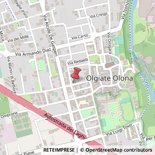 Mappa Via Oriani Alfredo, 12, 21057 Olgiate Olona, Varese (Lombardia)