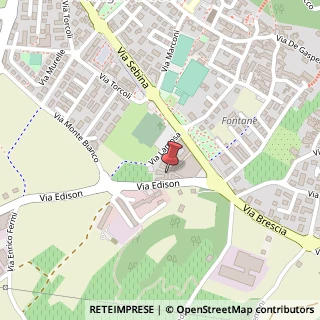 Mappa Via T. Edison, 21, 25050 Provaglio d'Iseo, Brescia (Lombardia)