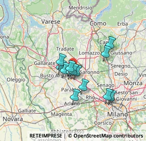 Mappa Via Cardinal Schuster, 20027 Rescaldina MI, Italia (10.04615)