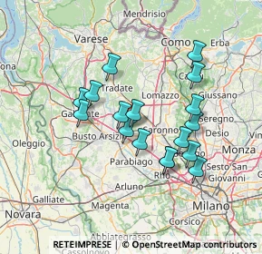 Mappa Via Cardinal Schuster, 20027 Rescaldina MI, Italia (12.03471)