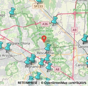 Mappa Via Cardinal Schuster, 20027 Rescaldina MI, Italia (6.149)