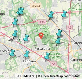 Mappa Via Cardinal Schuster, 20027 Rescaldina MI, Italia (4.68385)