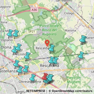 Mappa Via Cardinal Schuster, 20027 Rescaldina MI, Italia (2.984)