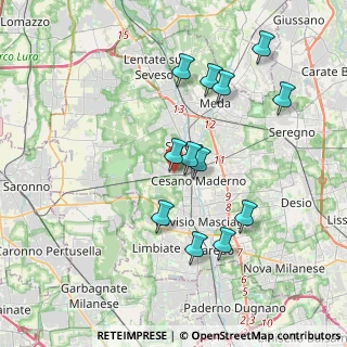 Mappa Via Julia, 20031 Cesano Maderno MB, Italia (3.65)