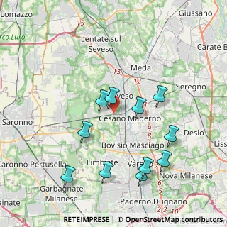 Mappa Via Julia, 20031 Cesano Maderno MB, Italia (3.97818)