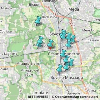 Mappa Via Julia, 20031 Cesano Maderno MB, Italia (1.58938)