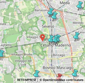 Mappa Via Julia, 20031 Cesano Maderno MB, Italia (2.78091)