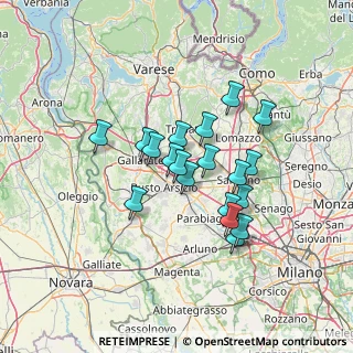 Mappa Via Oriani, 21057 Olgiate Olona VA, Italia (10.71368)
