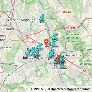 Mappa Via Oriani, 21057 Olgiate Olona VA, Italia (3.27733)