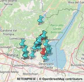 Mappa Via Vobarno, 25079 Vobarno BS, Italia (10.64444)