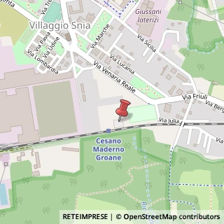 Mappa Via Julia, 17, 20811 Cesano Maderno, Monza e Brianza (Lombardia)