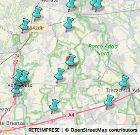 Mappa Via della Cooperazione, 20883 Mezzago MB, Italia (5.52438)
