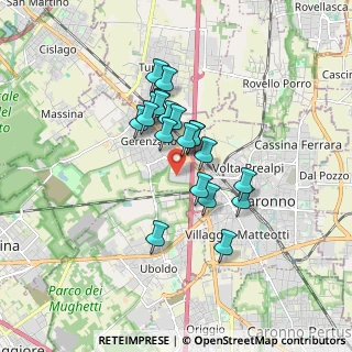 Mappa VIa Borsellino, 21040 Gerenzano VA, Italia (1.273)