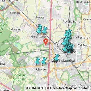 Mappa VIa Borsellino, 21040 Gerenzano VA, Italia (1.908)