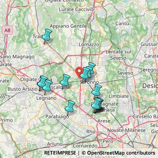 Mappa VIa Borsellino, 21040 Gerenzano VA, Italia (6.718)
