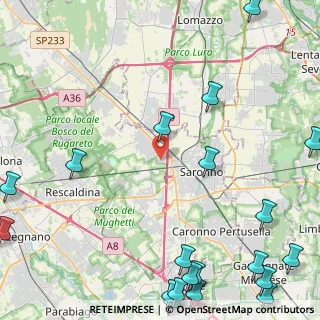 Mappa VIa Borsellino, 21040 Gerenzano VA, Italia (7.16)