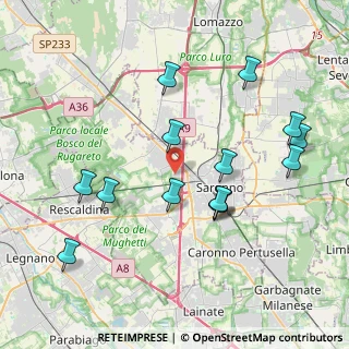 Mappa VIa Borsellino, 21040 Gerenzano VA, Italia (4.05786)