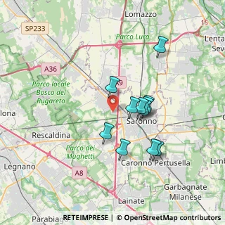 Mappa VIa Borsellino, 21040 Gerenzano VA, Italia (2.95)