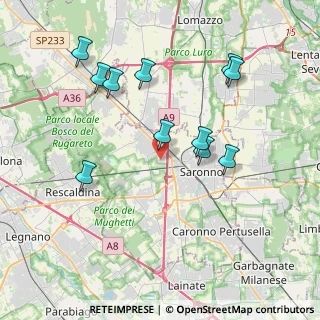 Mappa VIa Borsellino, 21040 Gerenzano VA, Italia (3.89818)