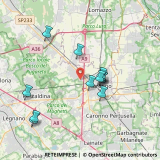 Mappa VIa Borsellino, 21040 Gerenzano VA, Italia (3.63917)